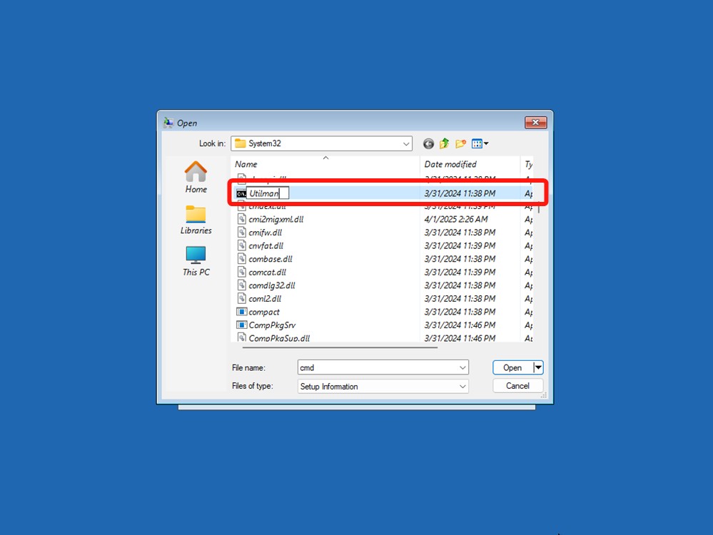 renaming cmd to ultiman