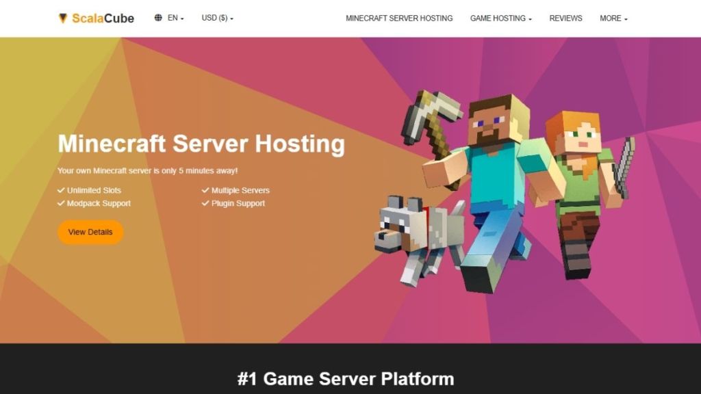 Scala Cube Minecraft Server Hosting Service