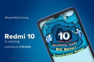 Xiaomi Confirms Redmi 10 India Launch for March 17