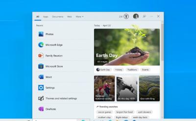 search highlights comes to windows 10