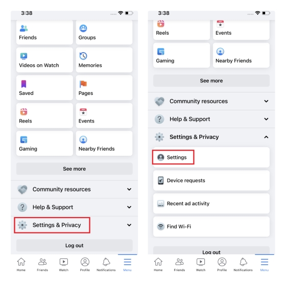 How to Log out of Facebook