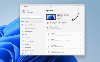 windows 11 system requirements not met watermark