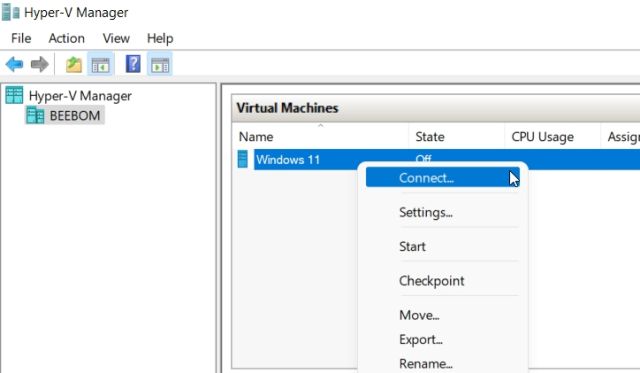 Install Windows 11 on Hyper-V Virtual Machine