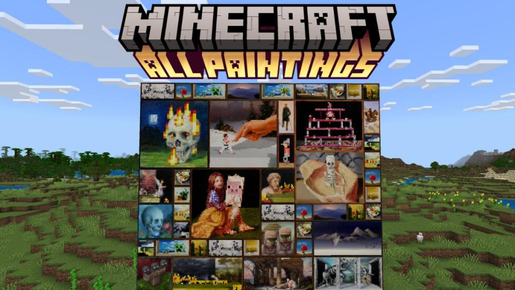 All Paintings in Minecraft