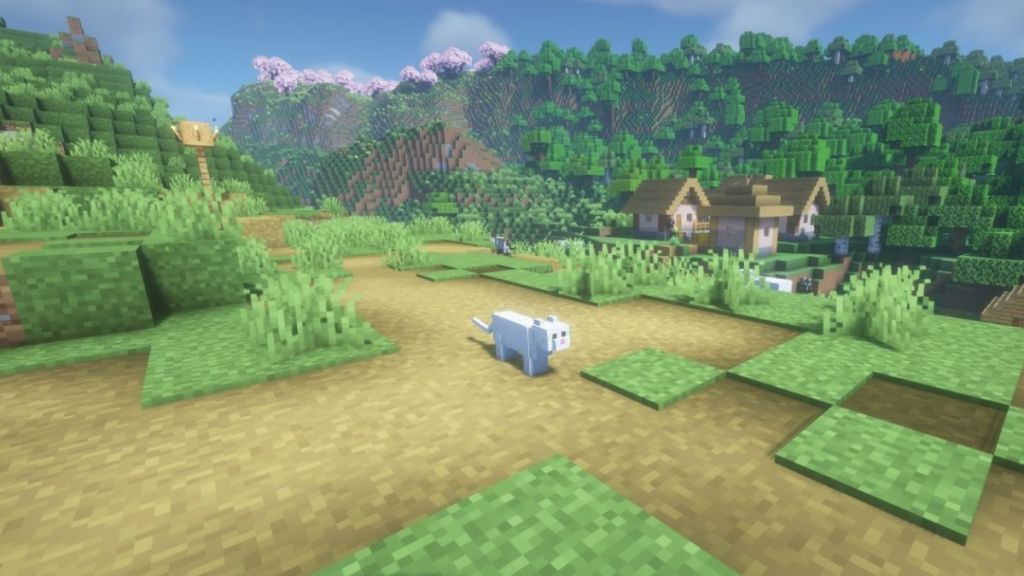 Cats in Minecraft