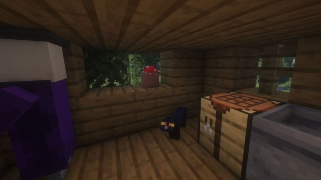 Cats in Witch Hut Minecraft