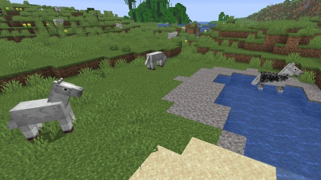 Horses Spawn in Minecraft