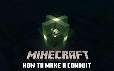 How to Make a Conduit in Minecraft