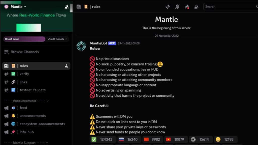 Mantle Discord Server for Minecraft