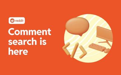 Reddit allows users to search comments