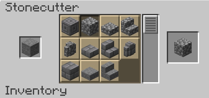 Stonecutter Stone to Cobbled