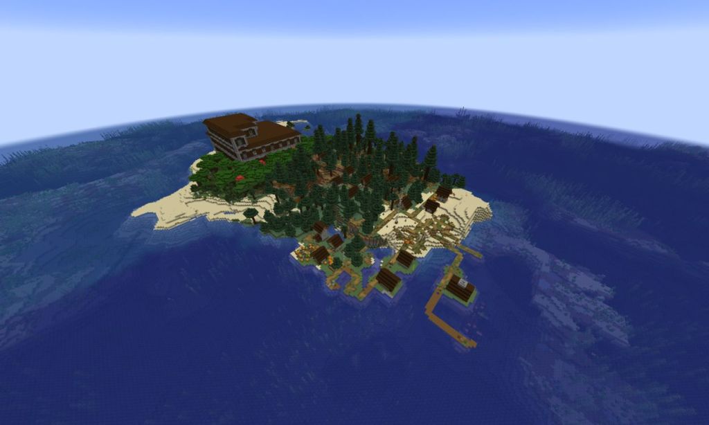 Best Minecraft Seeds with Isolated Island Minecraft