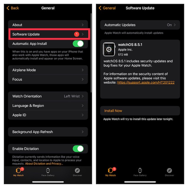 Update Your Apple Watch