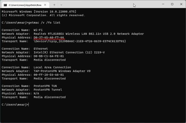How to Find Your MAC Address in Windows 11 (5 Methods) | Beebom