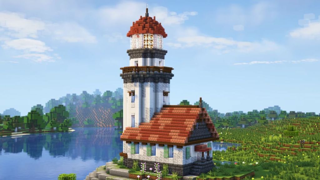 Lighthouse build Minecraft