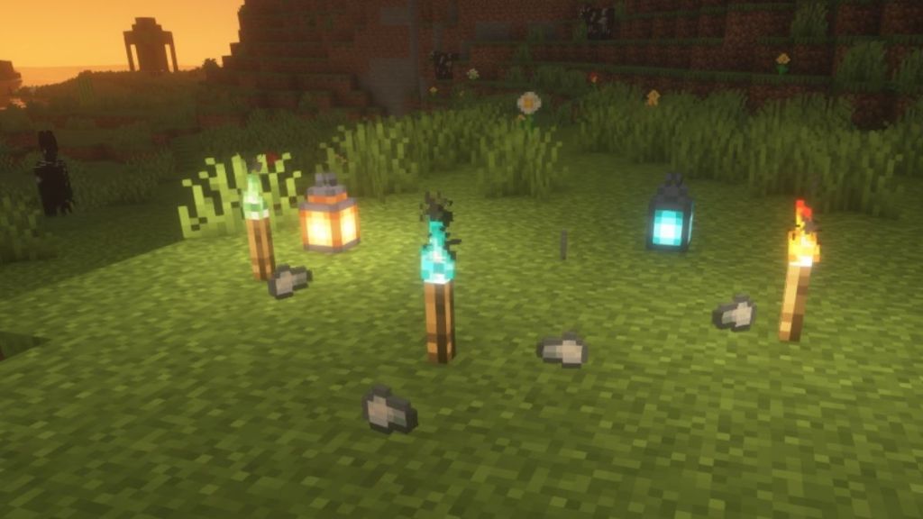 Items Required to Make a Lantern in Minecraft