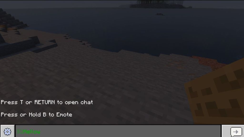 Minecraft color codes example — green text using §a code in-game