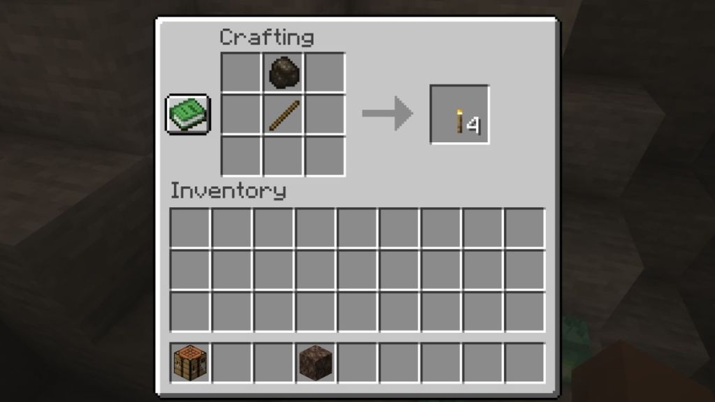 Minecraft Torch Recipe