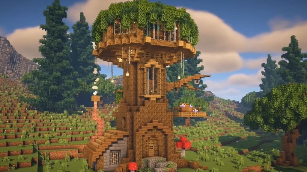 Treehouse Minecraft House Ideas
