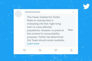 Twitter's New Crisis Misinformation Policy Aims to Curb Misleading Tweets