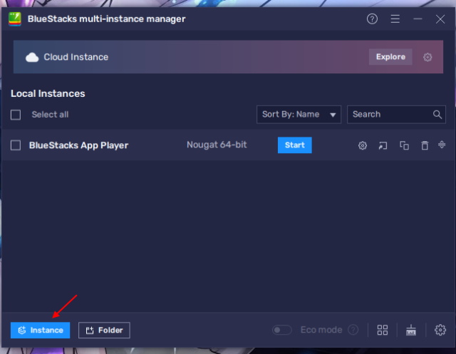 create new instance