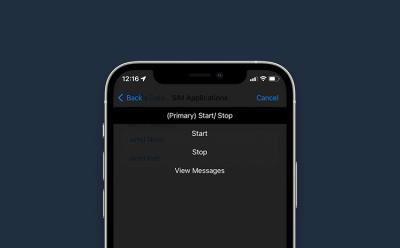 how to turn off flash messages in iphone