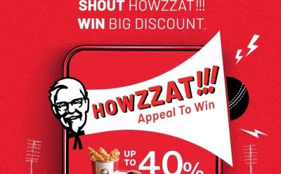 kfc app howzzat campaign