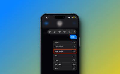 How to unsend message on iPhone