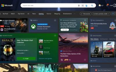 microsoft edge game homepage
