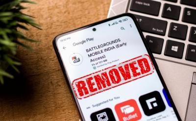 Battlegrounds Mobile India - BGMI - removed from play store and app store