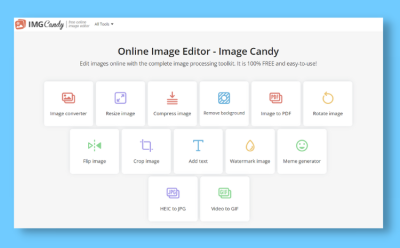 Image Candy The Only Online Image Editor You Need, And It's Free Too