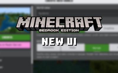 New UI for Minecraft Bedrock is Now Live