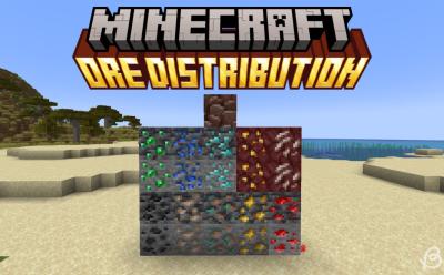All ores in Minecraft