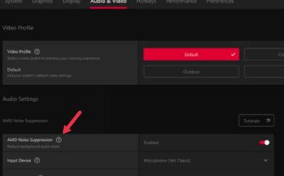 amd noise suppression