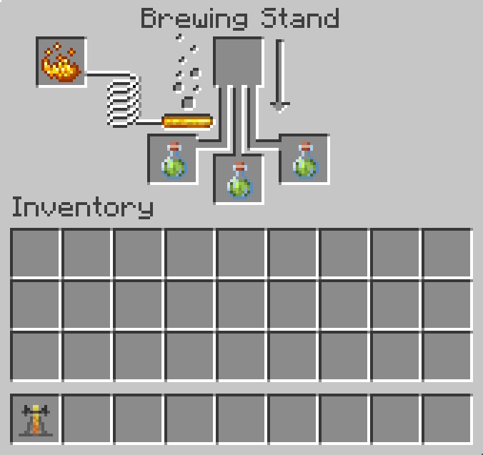 brewing stand potion ready