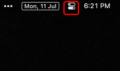 open control center macos ventura