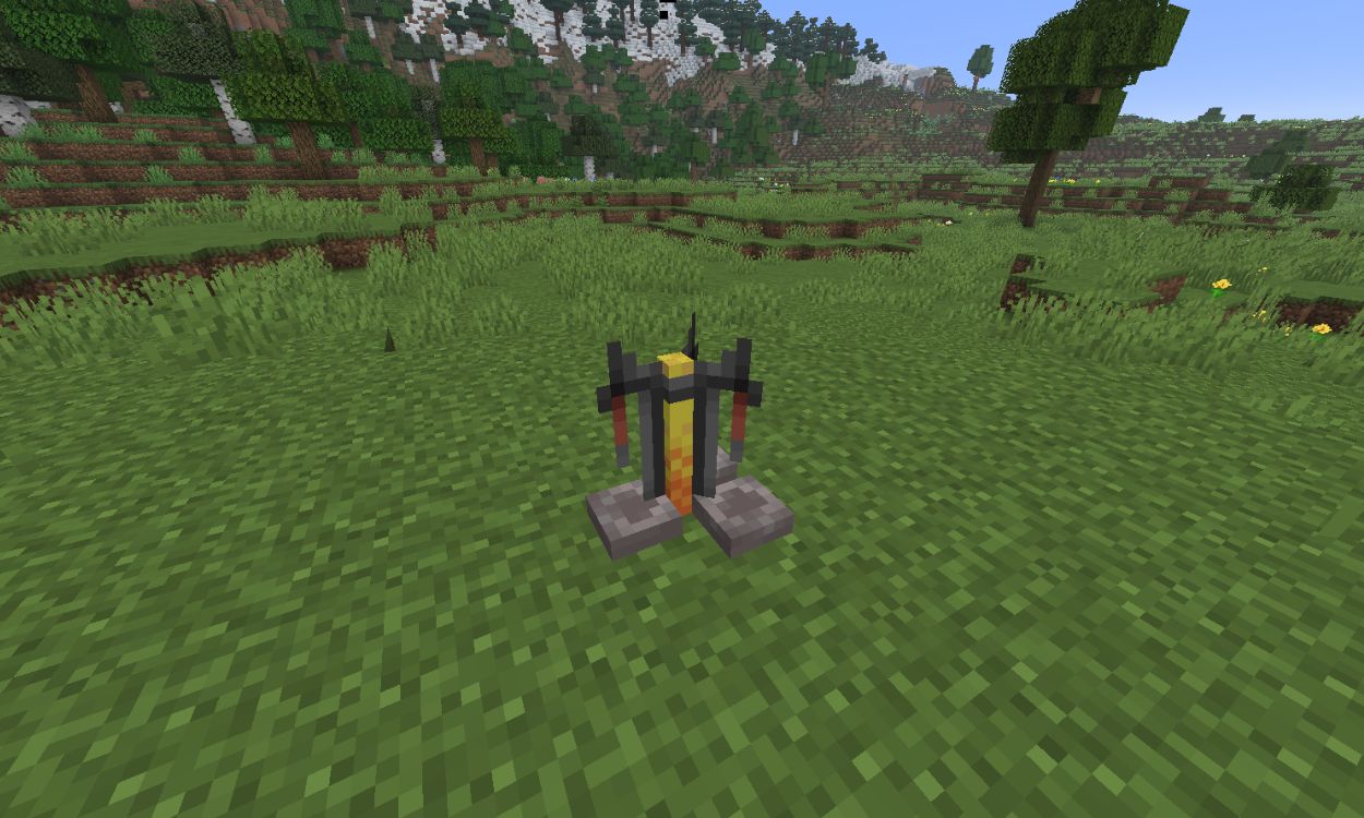 place brewing stand minecraft