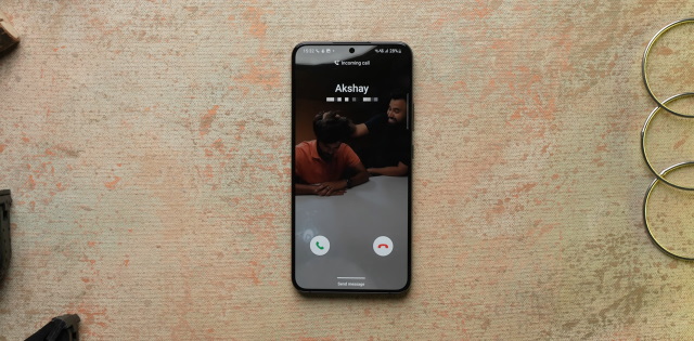 call background one ui