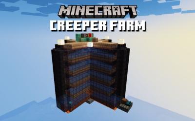 How to Make a Creeper Farm in Minecraft