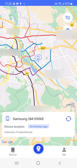 Airdroid location