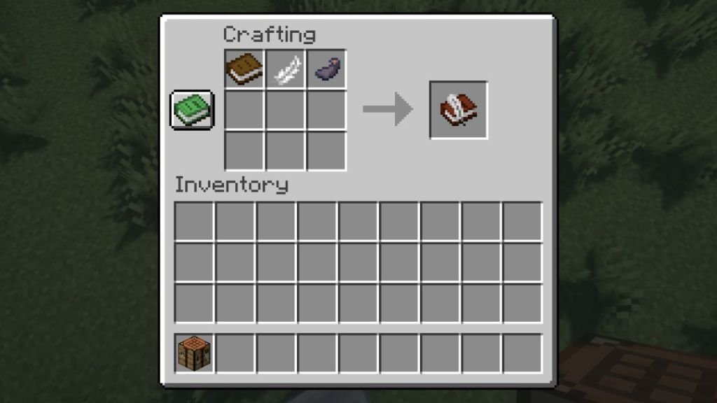 How to make a book and quill in Minecraft