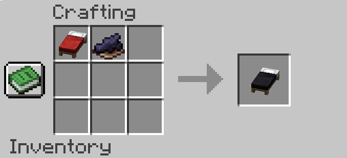 Dye a bed using any color dye