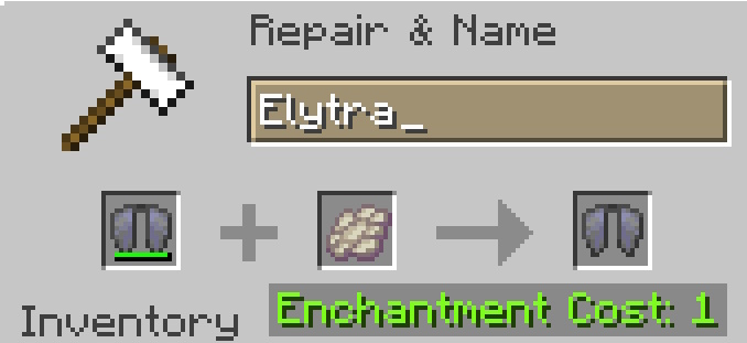 Repair Elytra in Minecraft using Phantom Membrane