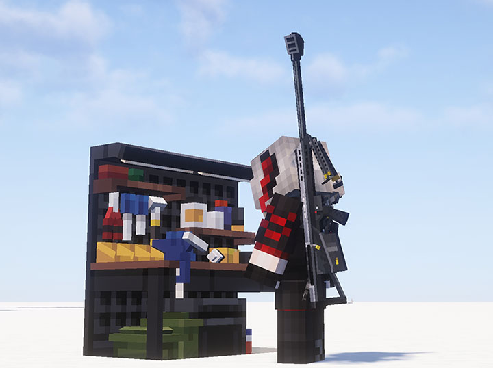 TaCZ Minecraft Mod Guns Mods