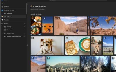 icloud photos integration windows 11