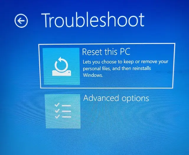 9. Reset the PC