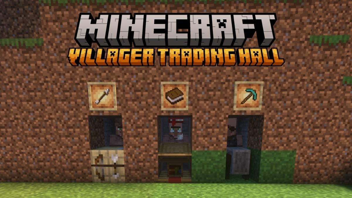 How to Make a Villager Trading Hall in Minecraft