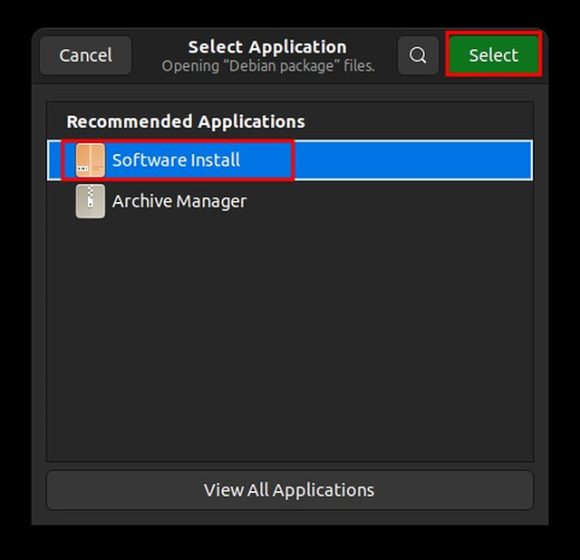Install Deb Files on Ubuntu Using Software Center