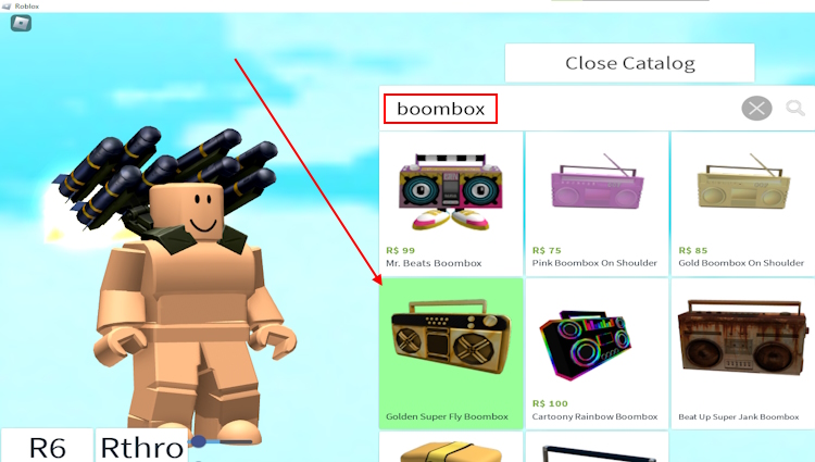 Roblox Music Codes February 2026 The Best Song IDs Beebom Selecting Boombox In Roblox Catalog 