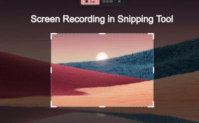 How to Get Screen Recording in Snipping Tool on Windows 11